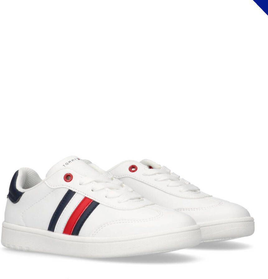 Tommy Hilfiger sneakers wit blauw rood