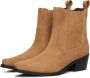 Tommy Hilfiger Beige Suède Cowboy Laarzen Beige Dames - Thumbnail 11