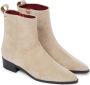 TOMMY HILFIGER Beige Enkellaarsjes Low Cowboy Flat - Thumbnail 8