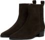 Tommy Hilfiger Bruine Cowboy Flat Enkellaarzen Brown Dames - Thumbnail 11