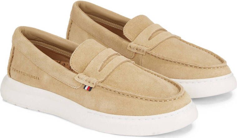 Tommy Hilfiger suède loafers beige