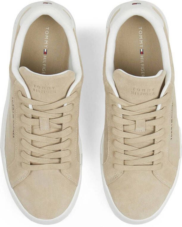 Tommy Hilfiger Sneakers van leer met labeldetails model 'COURT BETTER'