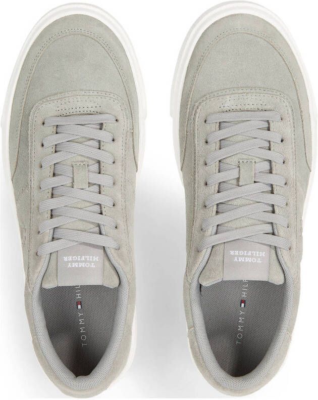 Tommy Hilfiger suède sneakers grijs