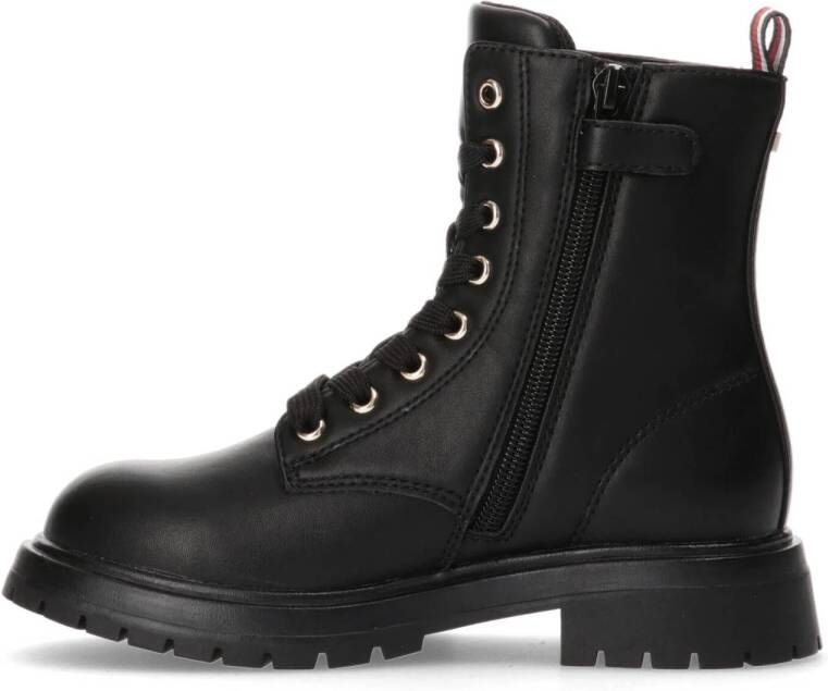 Tommy Hilfiger veterboots zwart