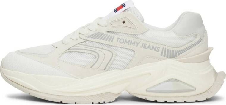 Tommy Jeans chunky suède sneakers ecru