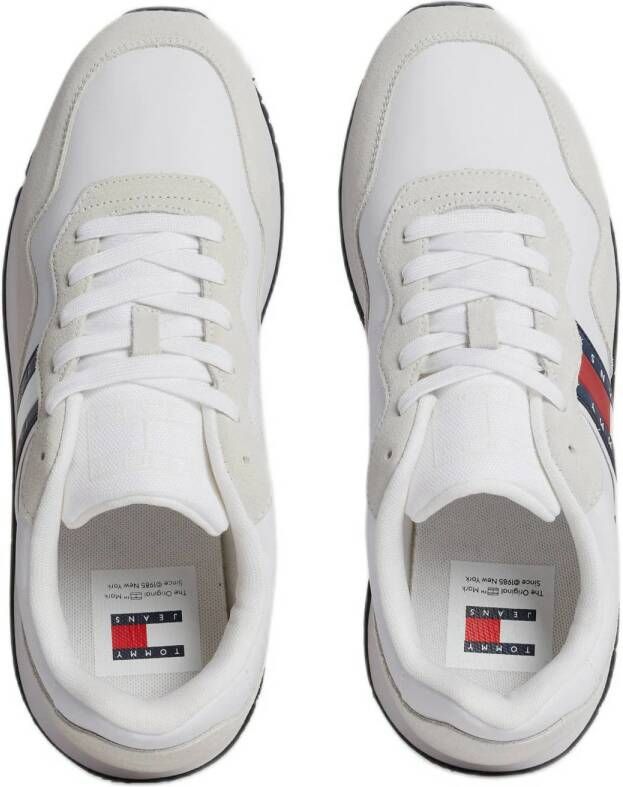 Tommy Jeans leren sneakers wit