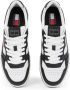 Tommy Jeans leren sneakers zwart wit - Thumbnail 4