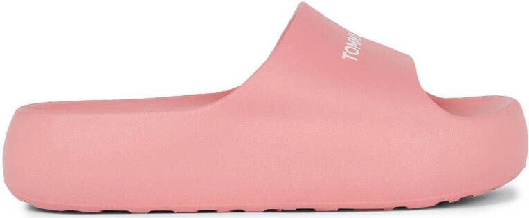 Tommy Jeans slipper roze