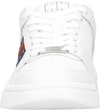 Tommy Jeans The Brooklyn leren sneakers wit