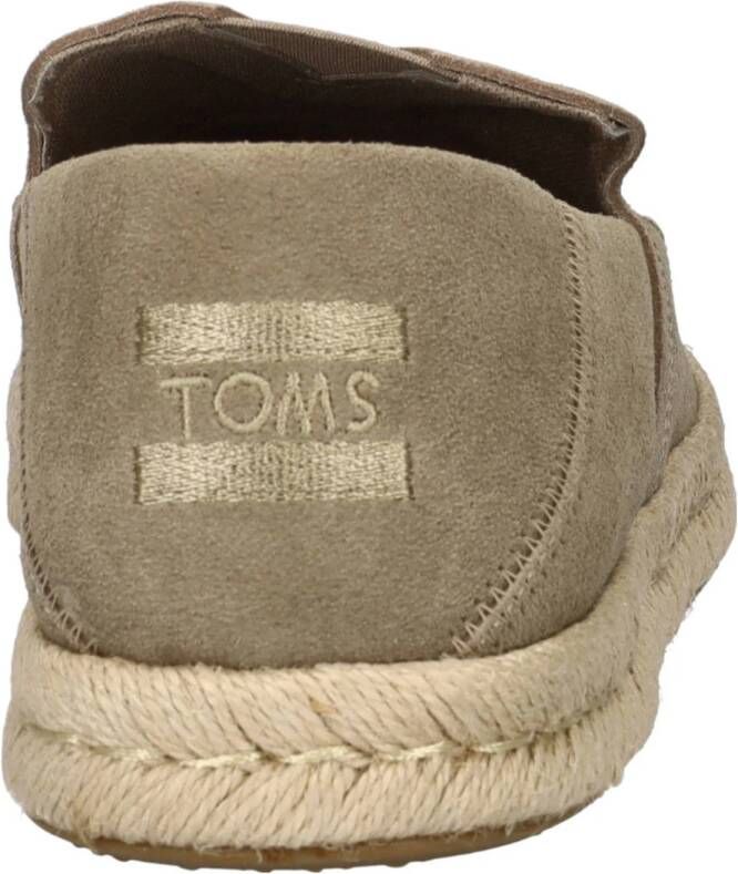 Toms Alonso suède instappers taupe