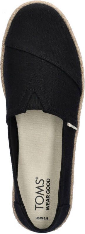 Toms Alpargata espadrilles zwart