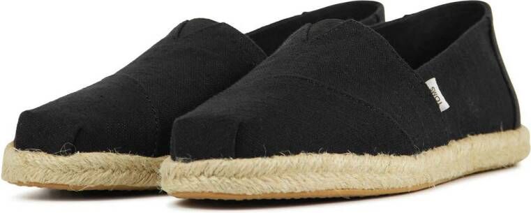 Toms Alpargata Rope espadrilles zwart