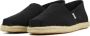 TOMS Espadrilles Female Instappers Damesschoenen Canvas Alpargata Rope Zwart - Thumbnail 2