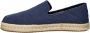 TOMS Santiago Recycled Cotton Canvas Blue Slip-on - Thumbnail 5