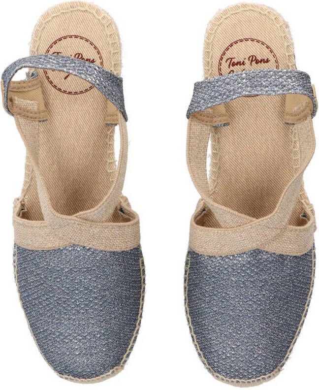 Toni Pons Triton espadrilles blauw