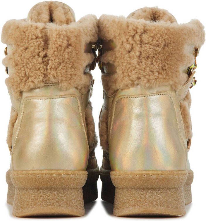 Toral 12771 leren snowboots bruin goud