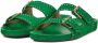 Toral Groen Leren Sliders Stap in Stijl Green Dames - Thumbnail 2