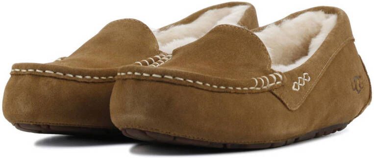 UGG Ansley suède pantoffels bruin