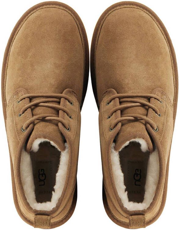 UGG suede enkelboots cognac