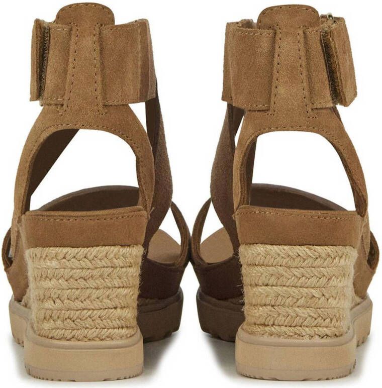 UGG suède espadrilles cognac