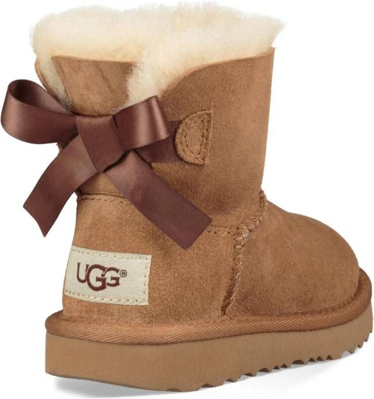 UGG Mimi Bailey Bow II suède enkelboots camel