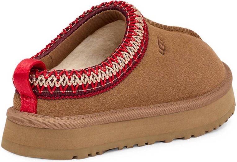 UGG Tazz suède pantoffels cognac kids