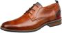 Van Lier Amalfi leren veterschoenen cognac - Thumbnail 2