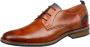 Van Lier Amalfi leren veterschoenen cognac - Thumbnail 3