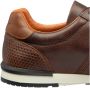 Van Lier Anzano leren sneakers bruin cognac - Thumbnail 2