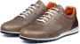 Van Lier Anzano leren sneakers taupe - Thumbnail 2