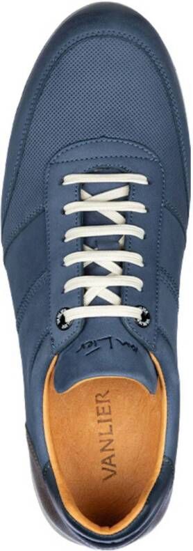 Van Lier Anzano nubuck sneakers blauw