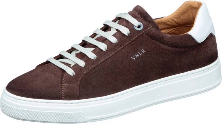 Van Lier Barossa suède sneakers bruin