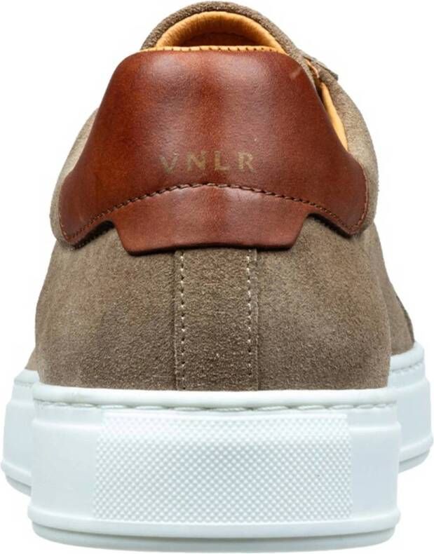 Van Lier Barossa suède sneakers taupe