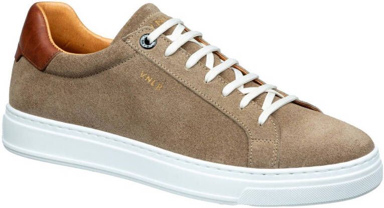 Van Lier Barossa suède sneakers taupe