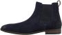 Van Lier Bregenz leren chelsea boots donkerblauw - Thumbnail 2