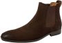 Van Lier Bregenz leren chelsea boots donkerbruin - Thumbnail 3