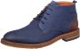 Van Lier Dino leren veterschoenen blauw - Thumbnail 2