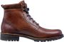 Van Lier Fritz leren veterboots bruin cognac - Thumbnail 3