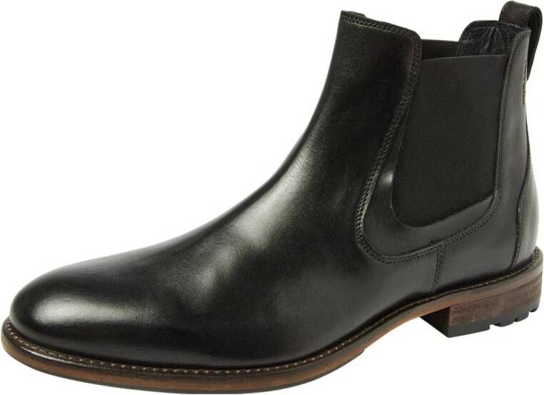 Van Lier Henry leren chelsea boots zwart