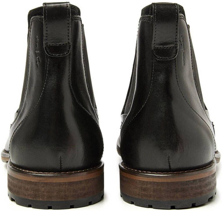 Van Lier Henry leren chelsea boots zwart