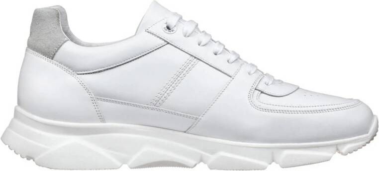 Van Lier Luca leren sneakers wit