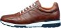 Van Lier Positano leren sneakers cognac - Thumbnail 2