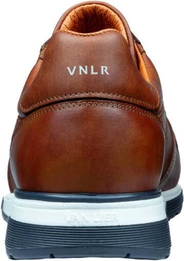 Van Lier Positano leren sneakers cognac