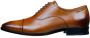 Van Lier Riva leren veterschoenen cognac - Thumbnail 2