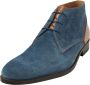 Van Lier Vienna suède veterschoenen blauw - Thumbnail 3