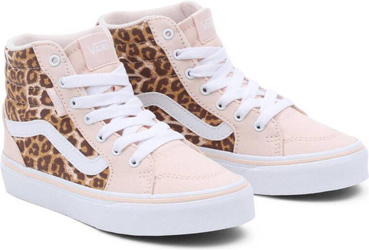 VANS Filmore Hi sneakers roze dierenprint