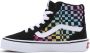 Vans Filmore Hi sneakers zwart multi Jongens Meisjes Canvas 36 - Thumbnail 4