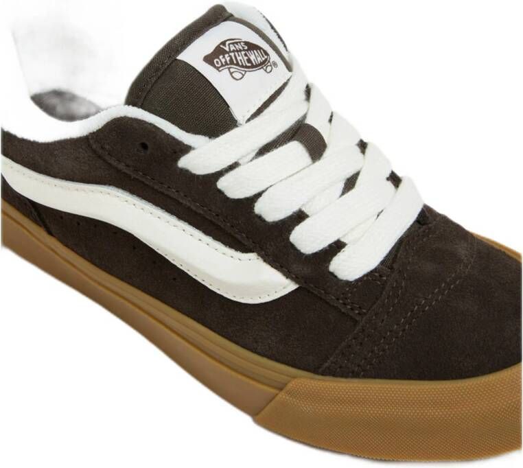 VANS Knu Skool sneakers bruin wit