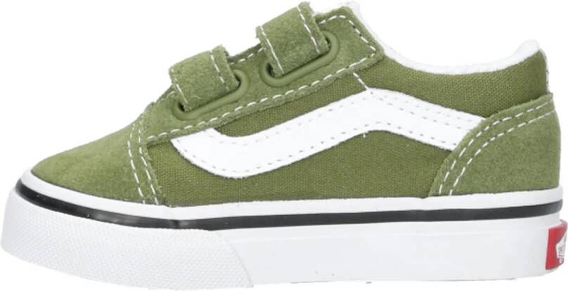 VANS Old Skool V Color Theory sneakers groen wit