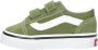 VANS Old Skool V Color Theory sneakers groen wit - Thumbnail 4